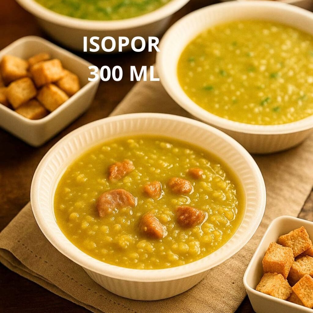 Cumbuca para Caldo 300ml Isopor Com 200 / 400 Unidades