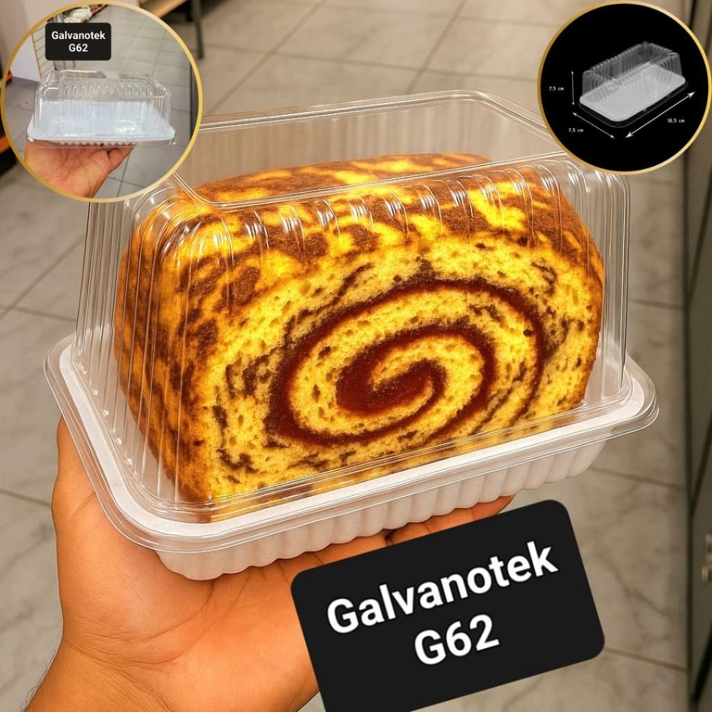 GALVANOTEK G62 EMBALAGEM PARA DOCES BOLOS TORTAS SALGADAS COM TAMPA